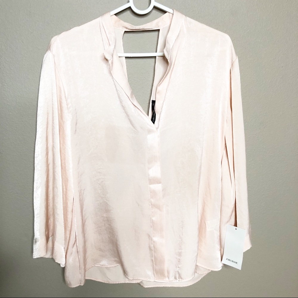 Zara basic blouse